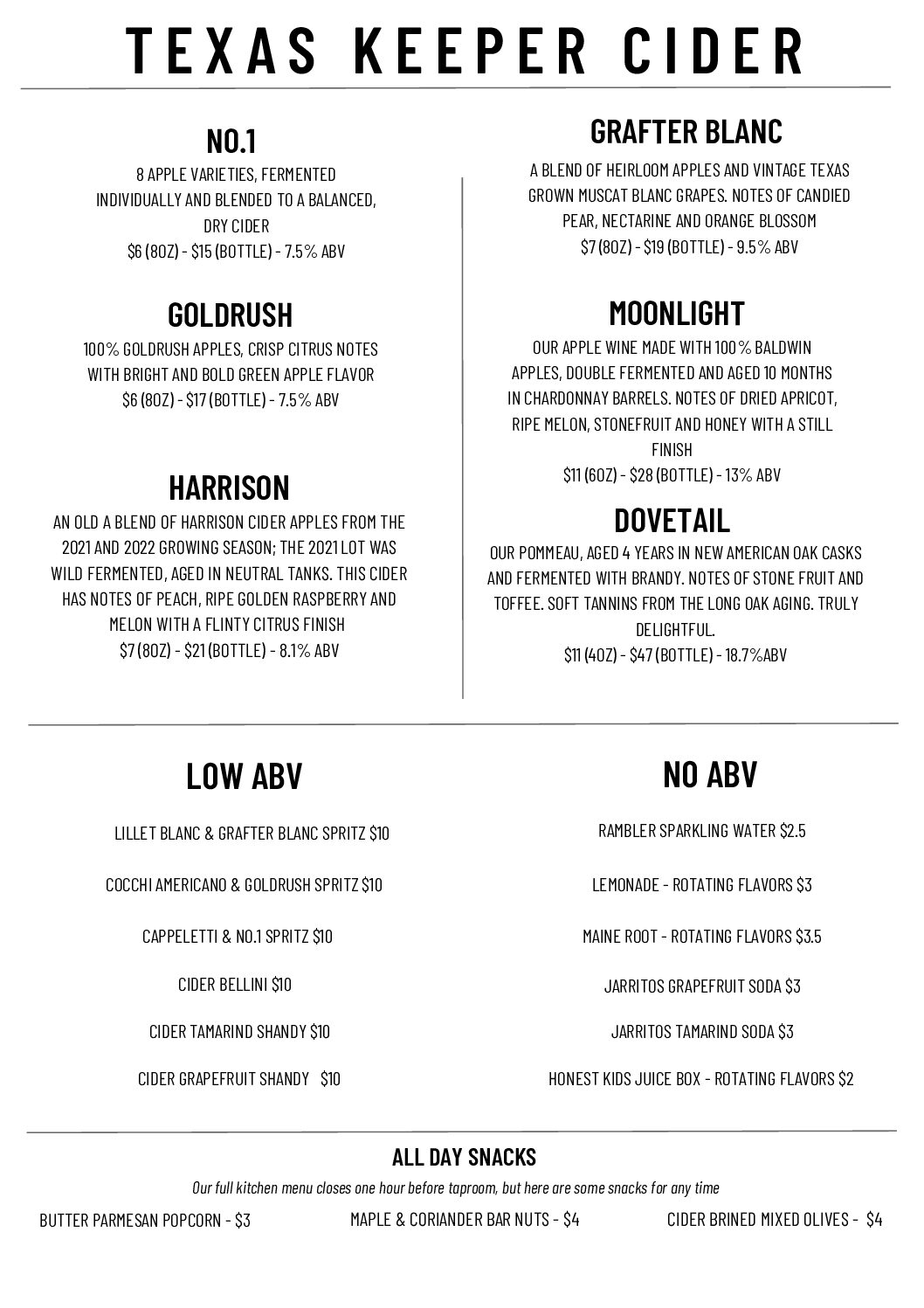 drink-menu-texas-keeper-cider-austin